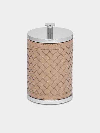 Riviere Woven Leather Lidded Box