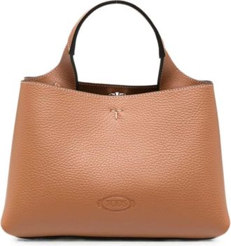 Tod's Tassen, Dames, Bruin, ONE Size, Leer, Micro Bag