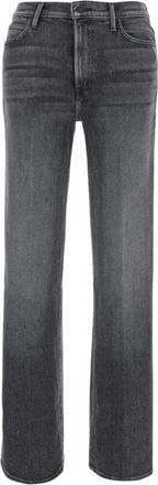 Mother The Kick It Jeans - Dames - Regular Fit Jeans - Grijs - W30 - Katoen - Jeans