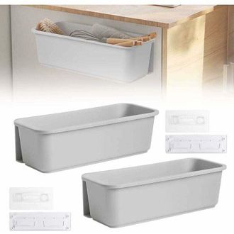 OEM Organizador De Cesta Deslizante De 2 Piezas, 37,6 X 15,2 X 11,2 Cm, Estante De Almacenamiento Debajo Del Fregadero, Cesta De Almacenamiento De Cocina 