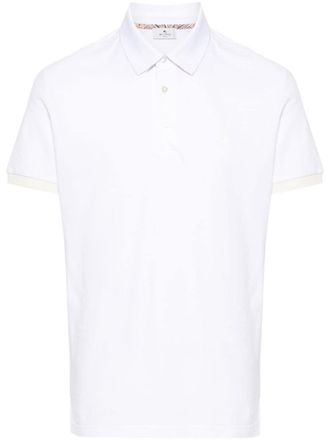 Etro Poloshirt met borduurwerk - Wit