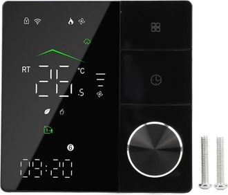 OEM Termostato El&eacute;ctrico Para Calefacci&oacute;n Dom&eacute;stica, Programable, Control Por Voz Y Aplicaci&oacute;n, Pantalla T&aacute;ctil, Wifi Inteligente, Ac95-240v