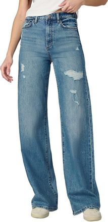 Joe's The Mia Wide Leg Showdown Destruct Jean