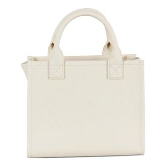 MC2 Saint Barth Handbags, female, Beige, Size: ONE SIZE Grain Leather SB 10 Bag