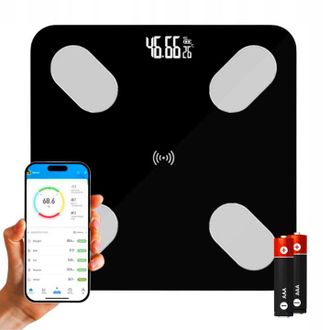 OEM B&aacute;scula Anal&iacute;tica De Ba&ntilde;o Smart+ Slim De 180 Kg Y 17 Pulgadas