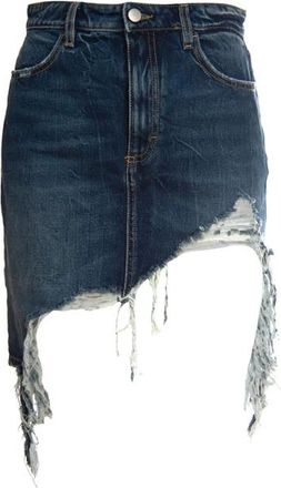 Icon Denim Los Angeles Dames, Rokken, Blauw, Maat: W27 Denim
