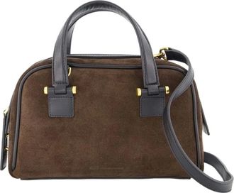 Ami Georges Small Bowling Bag - - Bags - Donna - Marrone - ONE SIZE