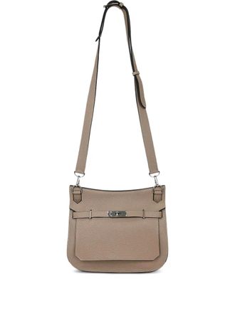 Herm&egrave;s 2010 28 Jypsiere taurillon clemence shoulder bag - Beige