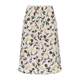 Marni Dames, Rokken, Wit, Maat: M Viscose