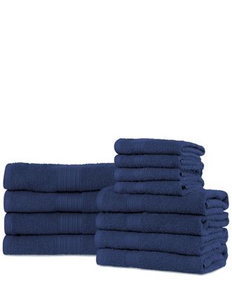 Superior Eco-Friendly 12Pc Cotton Towel Set