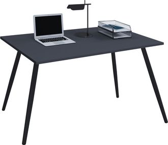 VCM Scrivania Computer Tavolo Ufficio Tavolo Scandanivischer Retro Look Salia 110x80 cm (Antracite) - VCM