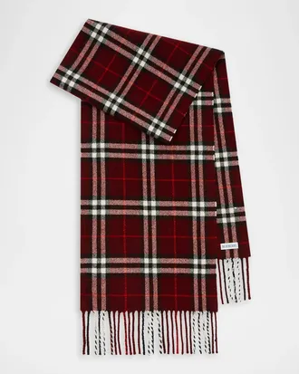 Burberry Sparkle Check Cashmere Scarf