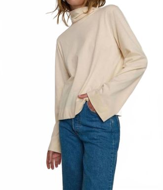 Nation Ltd Neo Turtleneck Top In Parchment