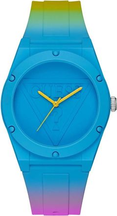 Guess Womens W0979L28 Retro Pop Watch - Blue - One Size