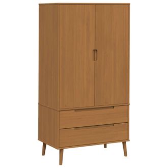 vidaXL Armario Molde Caramelo 90 X 55 X 175 Cm Madera De Pino Maciza Vidaxl