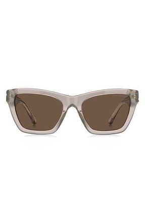 Marc Jacobs 54mm Cat Eye Sunglasses in Beige/Brown at Nordstrom