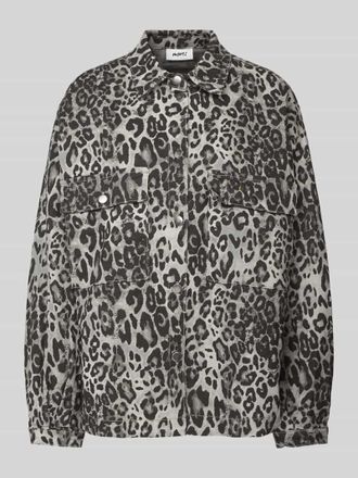 Moves Jeansjacke mit aufgesetzten Brustpattentaschen Modell Noliana in Anthrazit, Gr&ouml;&szlig;e 38