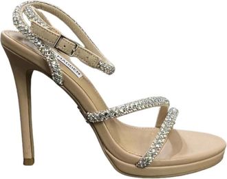 Steve Madden Lichtroze hoge hak sandalen - Dames - Sandalen met hakken - Roze - 38 1/2 EU - Schoenen