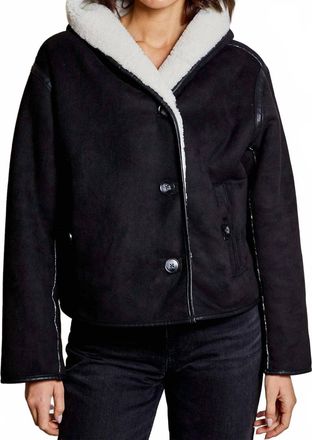 dh New York Madylen Hooded Jacket In Black
