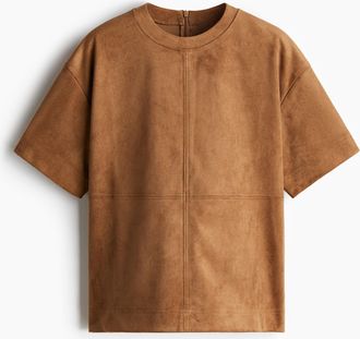H&M Oversized T-Shirt - Beige