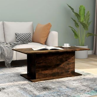 vidaXL Tavolino Da Salotto Rovere Fumo 102x55,5x40 Cm In Truciolato - Vidaxl