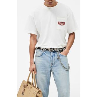 Represent Nothing Faster Cotton T-Shirt in Flat White at Nordstrom, Size Xx-Large