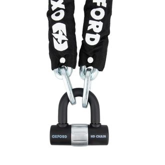 OEM Cadena Antirrobo Oxford Hd Chain Lock De 9,3 Mm X 1,0 M