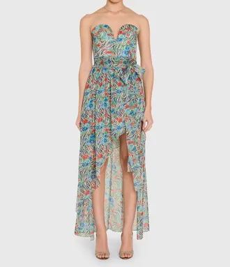Amanda Uprichard Aurelia Maxi Dress In Sahara