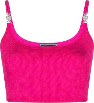 Versace Donna, Top, Rosa, M, new