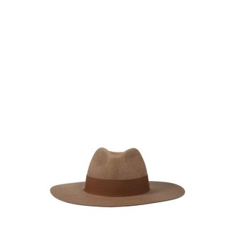 Golden Goose Fedora Hoed - Dames - Accessoires - Beige - Maat: S Wol