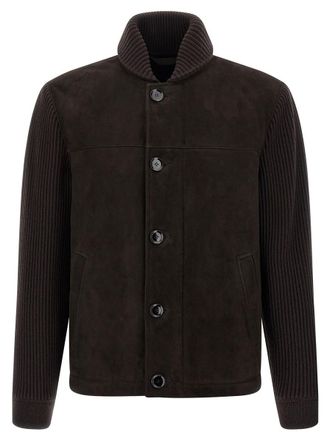 Brioni Suede Bomber Jacket