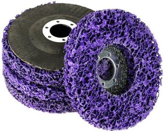 No Brand Allecto - Disco Abrasivo De Diamante Morado - Discos De Diamante Para Metalurgia - 4 Piezas - Adecuado Para Rectificado - 125 Mm De Di&aacute;metro
