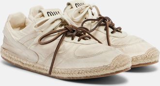 Miu Miu Gymnasium canvas sneakers
