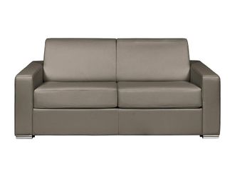 VENTE-UNIQUE.COM Sof&aacute; cama 100% piel 3 plazas topo 194x223cm