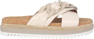 Gabor Schoenen, Dames, Beige, 37 EU, Beige Leren Dames Sandaal