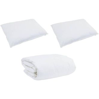 vidaXL Vidaxl - Edred&oacute;n Other Con Almohada 3 Pcs Blanco 260 X 220 Cm Plumas