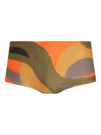 Lygia & Nanny Copacabana printed beachwear - men - Polyamide - 42 - Orange