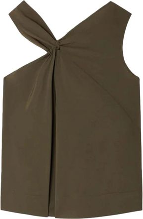 SOEUR Enora - Dames - Tops zonder mouwen - Groen - 2XS - Tops