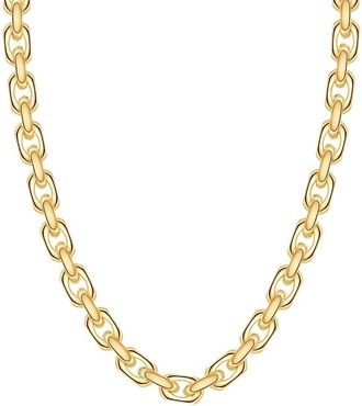 Pompeii3 14k Yellow Gold Womens 24 Chain Necklace 42 Grams 8.5mm Thick