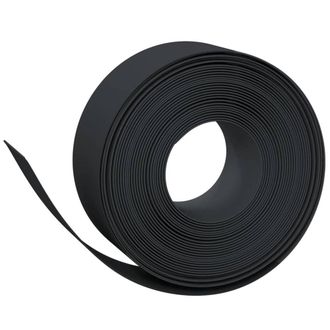 Berkfield Home Durable Garden Edgings 5 pcs Black 10 m 20 cm Polyethylene