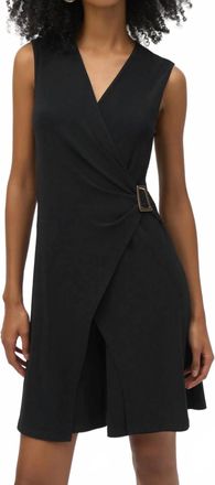 Joseph Ribkoff Silky Knit Wide Leg Jumpsuit In Black
