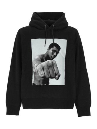 sacai Muhammad Ali hooded sweatshirt