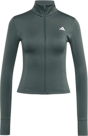 adidas Workout Essentials Zip Through Jacket Longsleeve f&uuml;r Damen | grau