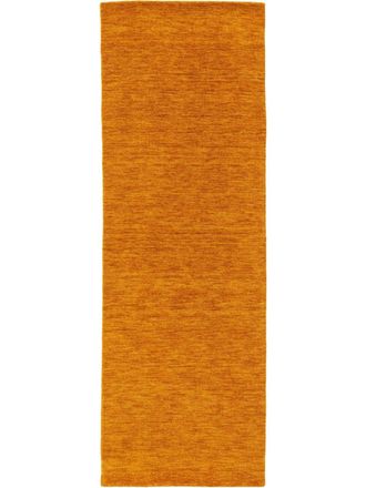 benuta Alfombras de pasillo de lana amarillo 70x200