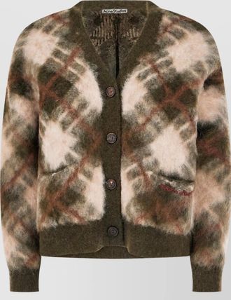 Acne Studios mohair wool knit jacket