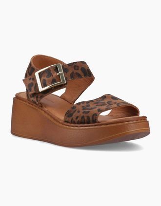 Hush Puppies Womens Beatrix Womens Wedge Sandals - Brown - Size: 4