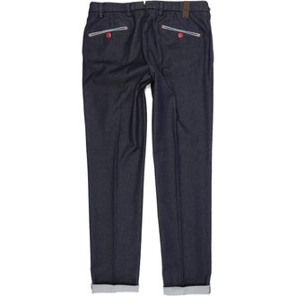 MMX Lynx Men Blue Slim Chino Stretch Trousers W34 L34