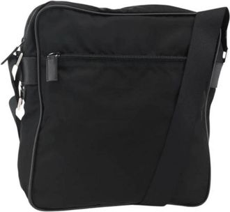 Prada Pre-owned Nylon Shoulder Bag - unisex - Vintage Schoudertas - Zwart - ONE Size - Nylon - Vintage