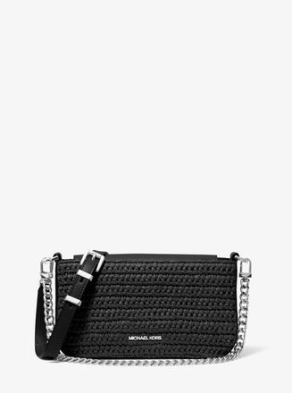 Michael Kors Bryant Small Crocheted Convertible Crossbody Pochette