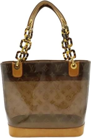 Louis Vuitton Pre-owned Tote Bags, female, Brown, Size: ONE SIZE Pre-owned Cabas Ambre PM Tote Bag